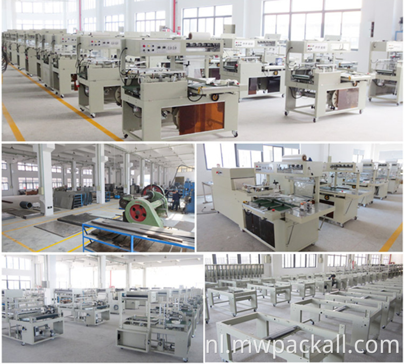 Automatische krimpverpakkingsmachine Krimptunnel van de fabrikant van Myway Machinery